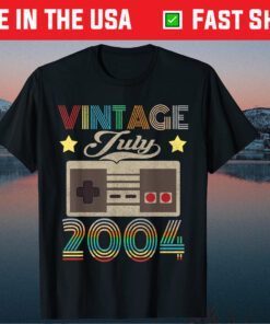 Vintage July 2004 17th Birthday 17 Year Old Classic T-Shirt