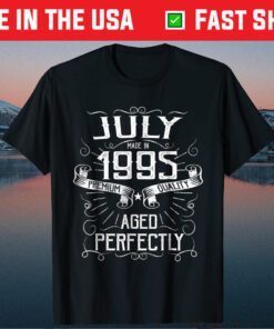 Vintage July Made in 1995 23rd Birthday Classic T-Shirt
