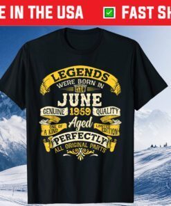 Vintage June 1959 62nd Birthday For 62 Years Old Classic T-Shirt
