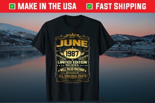 Vintage June 1987 32 Year Classic T-Shirt