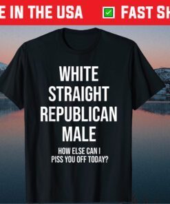 White Straight Republican Male Classic T-Shirt