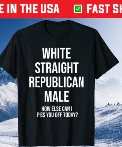 White Straight Republican Male Classic T-Shirt