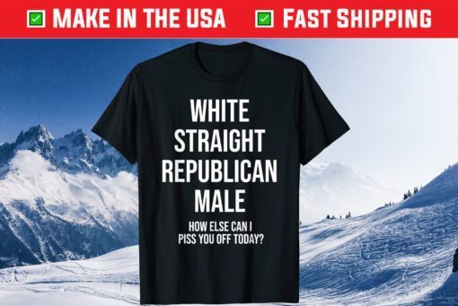 White Straight Republican Male Classic T-Shirt