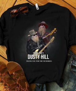 RIP Dusty Hill Thank You For The Memories 1949 2021 Shirt