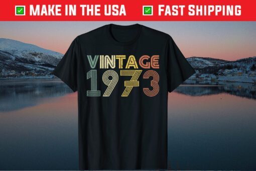 46th Birthday Vintage 1973 Classic T-Shirt