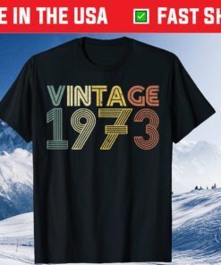 46th Birthday Vintage 1973 Classic T-Shirt