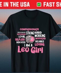 As A Leo Girl Birthday Astrology Zodiac Leo Classic T-Shirt