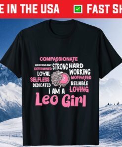 As A Leo Girl Birthday Astrology Zodiac Leo Classic T-Shirt