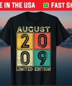 August 2009 Limited Edition 12th Birthday Classic T-Shirt