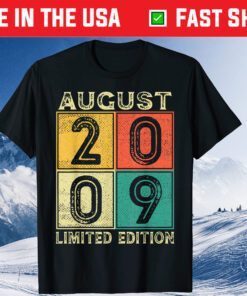 August 2009 Limited Edition 12th Birthday Classic T-Shirt