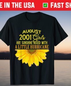 August Girls 2001 Sunflower T-Shirt