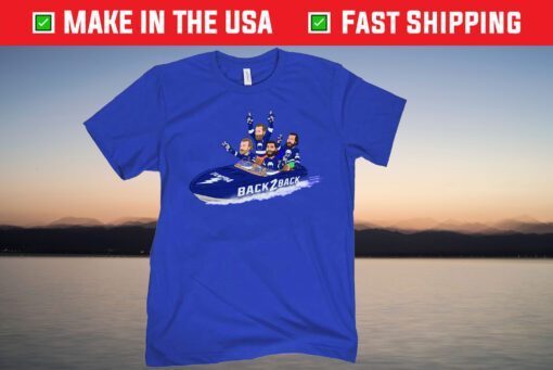 Back 2 Back Boat Tampa Bay Lightning T-Shirt