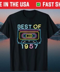 Best Of 1957 64th Birthday Gift T-Shirt