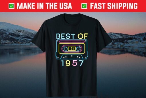 Best Of 1957 64th Birthday Gift T-Shirt