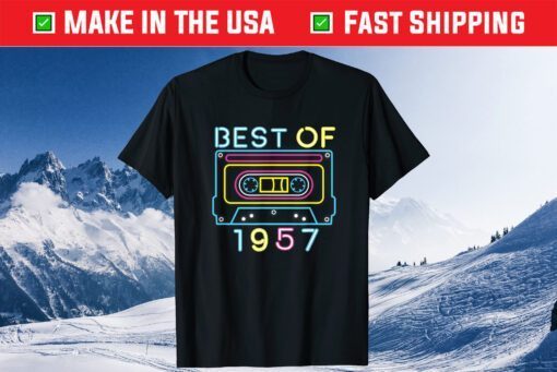 Best Of 1957 64th Birthday Gift T-Shirt