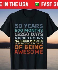 Born In 1971 Birthday - 50 Years Of Awesomeness Classic T-Shirt