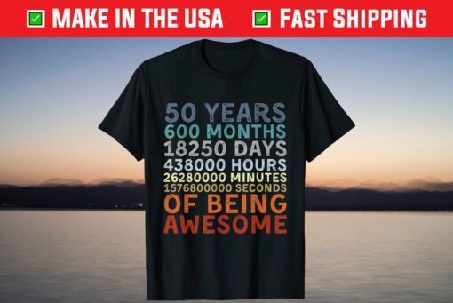 Born In 1971 Birthday - 50 Years Of Awesomeness Classic T-Shirt