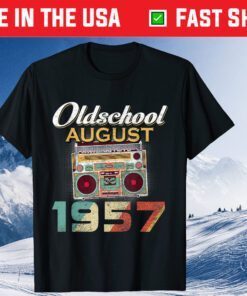 Born In AUGUST 1957 630th Years Old Retro Vintage Birthday Classic T-Shirt