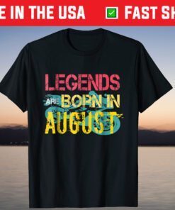 Born in August 1978 40th Birthday T-shirt