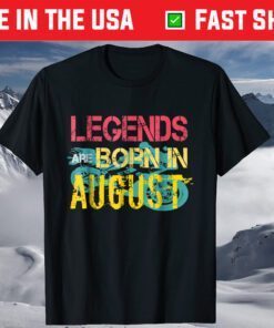 Born in August 1978 40th Birthday T-shirt