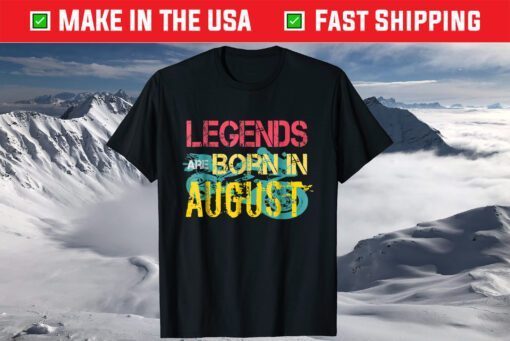 Born in August 1978 40th Birthday T-shirt