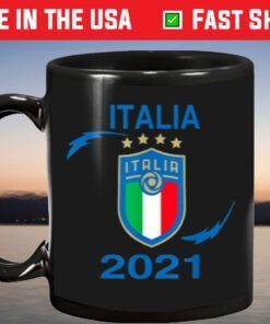 Collectible Italian Jersey Soccer 2021 Champions Italia Mug