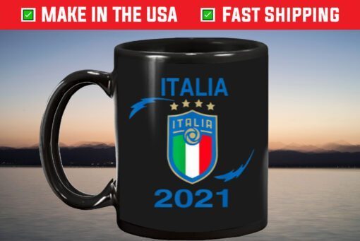 Collectible Italian Jersey Soccer 2021 Champions Italia Mug