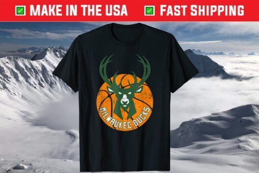 Cool Bucks Milwaukee Vintage Deer Illustration T-Shirt
