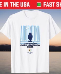 Copa America 2021 Argentina Champions Shirt