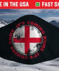 England Football Flag St George Cross It's Coming Home Cloth Face Mask