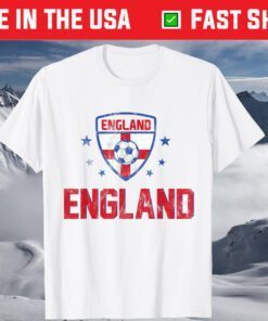 England Soccer Jersey National Flag Football Team Soccer Fan Unisex T-Shirt