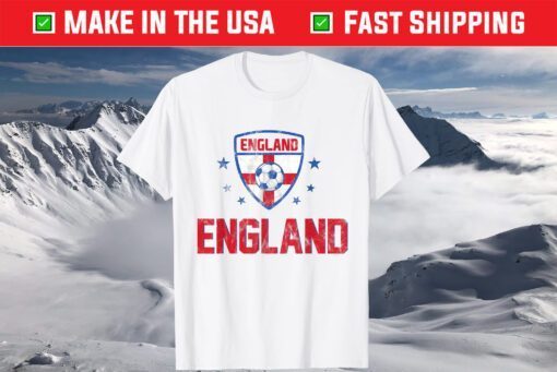 England Soccer Jersey National Flag Football Team Soccer Fan Unisex T-Shirt