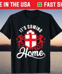 Football Player Coming Home England Flag Soccer Fan T-Shirt