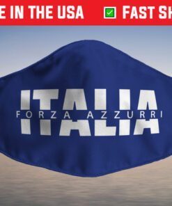 Forza Azzurri Italia Calcio Soccer PM 2.5 Face Mask