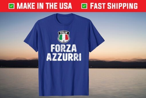 Forza Azzurri Italia Italy Football Soccer Jersey T-Shirt