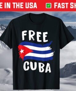 Free Cuba Flag Gift T-Shirt