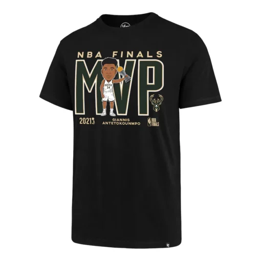 Giannis Antetokounmpo Milwaukee Bucks '47 2021 NBA Finals MVP Shirt