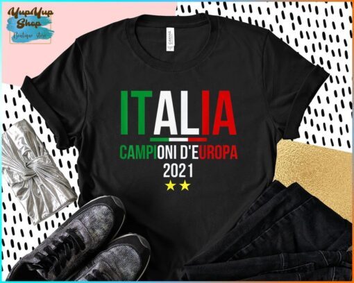 Italia Campioni D'Europa 2021 It's Coming Rome T-shirt