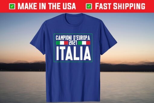 Italia Campioni D'europa 2021 Italy Champions of Europe Shirt