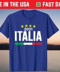 Italia Football Soccer Italian Flag 2021 Outfit T-Shirt