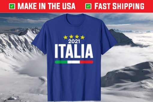 Italia Football Soccer Italian Flag 2021 Outfit T-Shirt