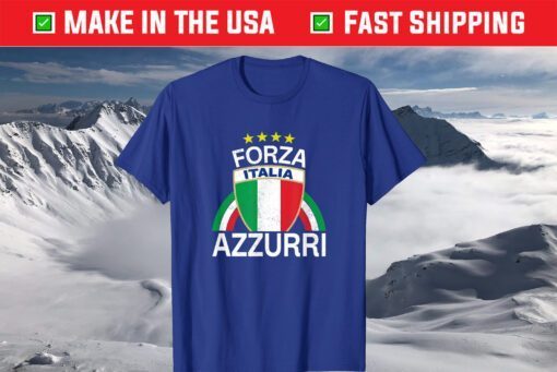 Italia Football Soccer Italian Flag 2021 Gift T-Shirt