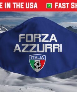 Italia Womens Jersey Forza Azzurri Woman Italy Soccer Face Mask