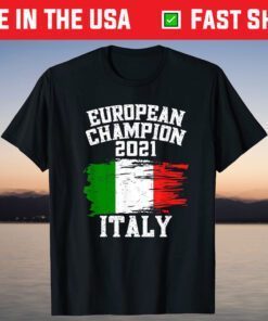 Italian Flag European Champion 2021 Football Italy Shirt