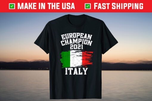 Italian Flag European Champion 2021 Football Italy Shirt