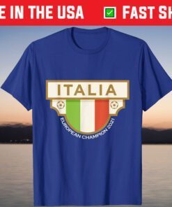 Italian Flag European Champion 2021 Football Italy T-Shirt