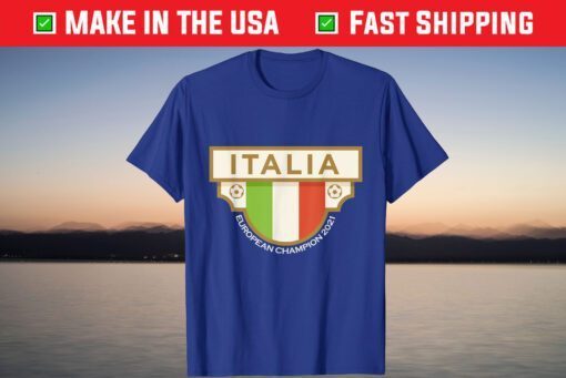 Italian Flag European Champion 2021 Football Italy T-Shirt