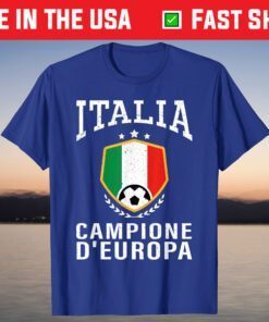 Italy Campione D'Europa Italia Jersey Soccer 2021 Shirt