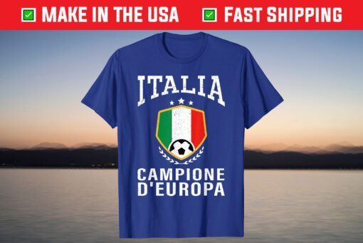 Italy Campione D'Europa Italia Jersey Soccer 2021 Shirt