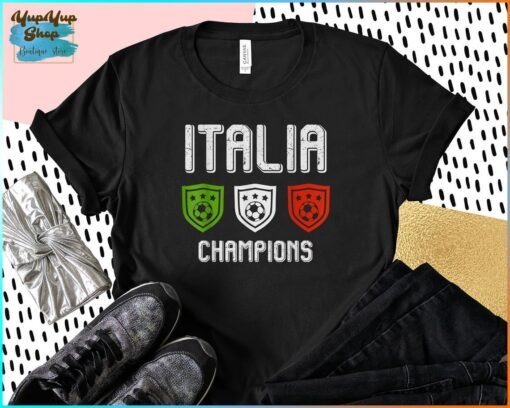 Italy Champions Italy Jersey Soccer 2021 Shirt